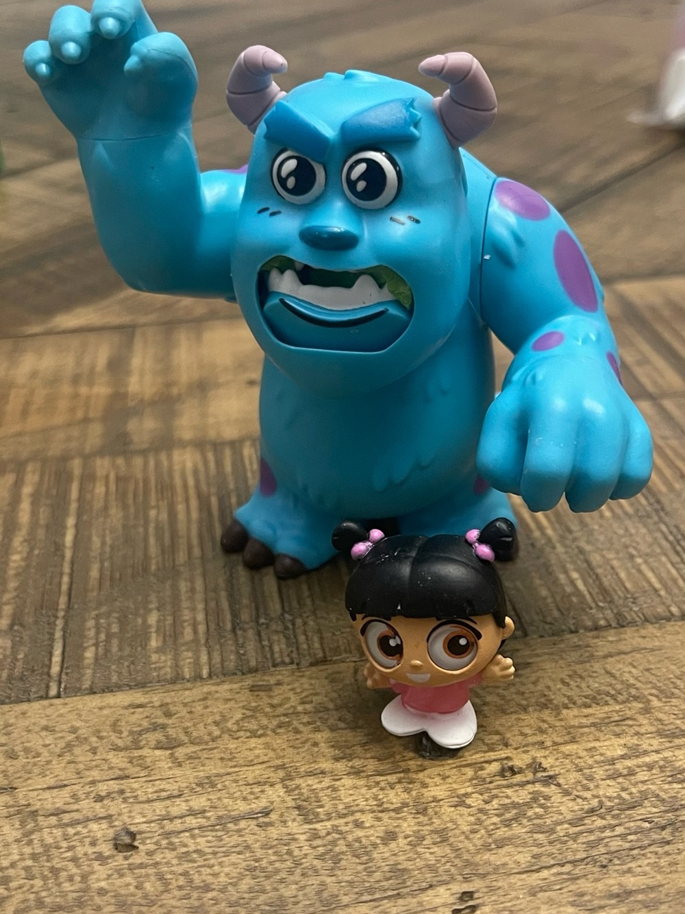 Disney Pixar Monsters Inc. Click Figs action figures featuring Sulley and Boo